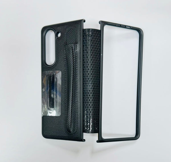 SAM Galaxy Z Fold5 5G Lychee Texture Full Protection with Pen Holder