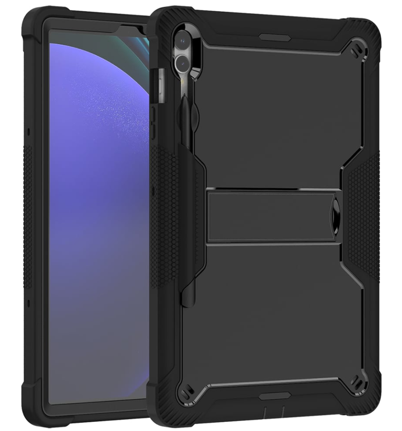 SAM X910 Galaxy Tab S9 Ultra Rugged Shockproof Heavy Duty Case with Kickstand