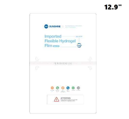 SUNSHINE iPad/Tablets SS-057P+ Hydrogel Film HD 12.9 inch