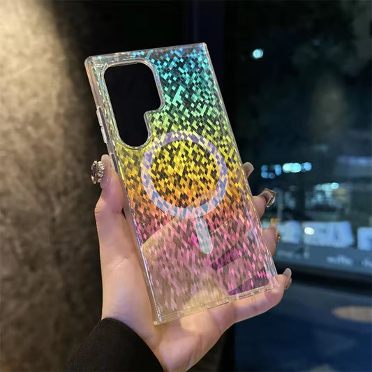 SAM S931 Galaxy S25 Rainbow Dazzle Diamond Series Magsafe Case