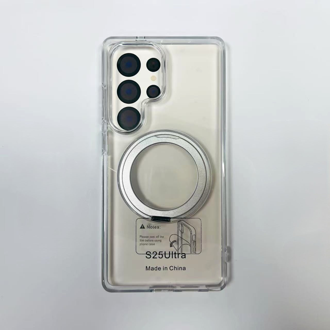 Samsung S938 Galaxy S25 Ultra Acrylic with 360 Rotation Magsafe Ring Holder Case