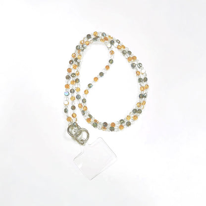Universal Crossbody Phone Crystal Glass Beads Chain