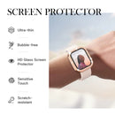 Watch 41mm Tempered Glass with Diamond Bezel Case
