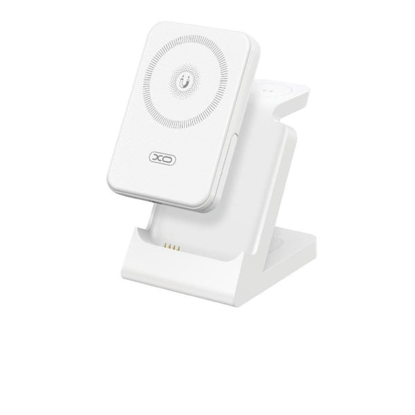 XO CX033 3 in 1 Power Bank Wireless Charger with Charging Base