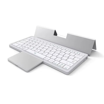 Universal KF8700 Wireless Bluetooth Keyboard with Touchpad Flip Case