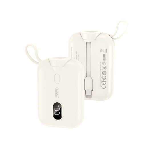 XO PR260 Digital Display Watch Wireless Charger Power Bank 20W with Type-C Cable 10000mAh
