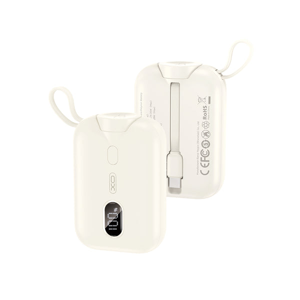 XO PR260 Digital Display Watch Wireless Charger Power Bank 20W with Type-C Cable 10000mAh