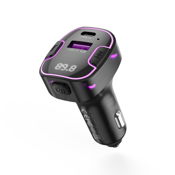 XO BCC12 Intelligent Bluetooth MP3+5V 3.1A Atmosphere Light Car Charger
