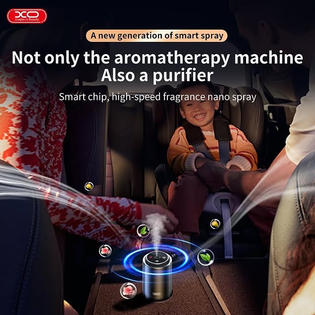 XO CZ022 Car Aroma Diffuser/Colourful Lights/Starry Sky Top