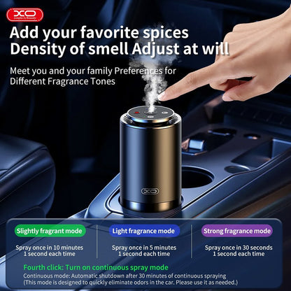 XO CZ022 Car Aroma Diffuser/Colourful Lights/Starry Sky Top