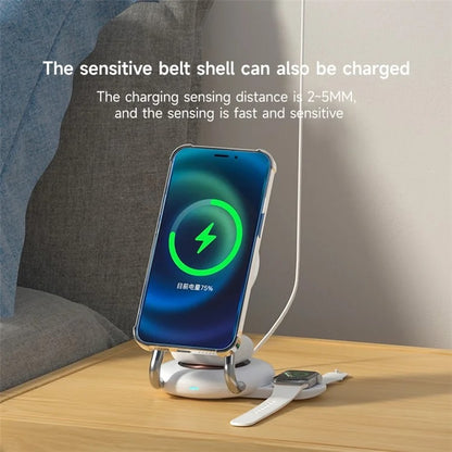 YN-21 Multi Function 3 in 1 Wireless Charging for Apple devices