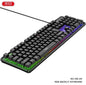 XO KB-04 Triple Color Mixed Breathing Light Wired Game Keyboard