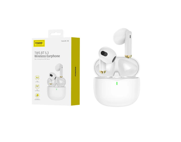 FONENG BL126 Dual Mic ENC Noise-Cancelling TWS Bluetooth Earphone