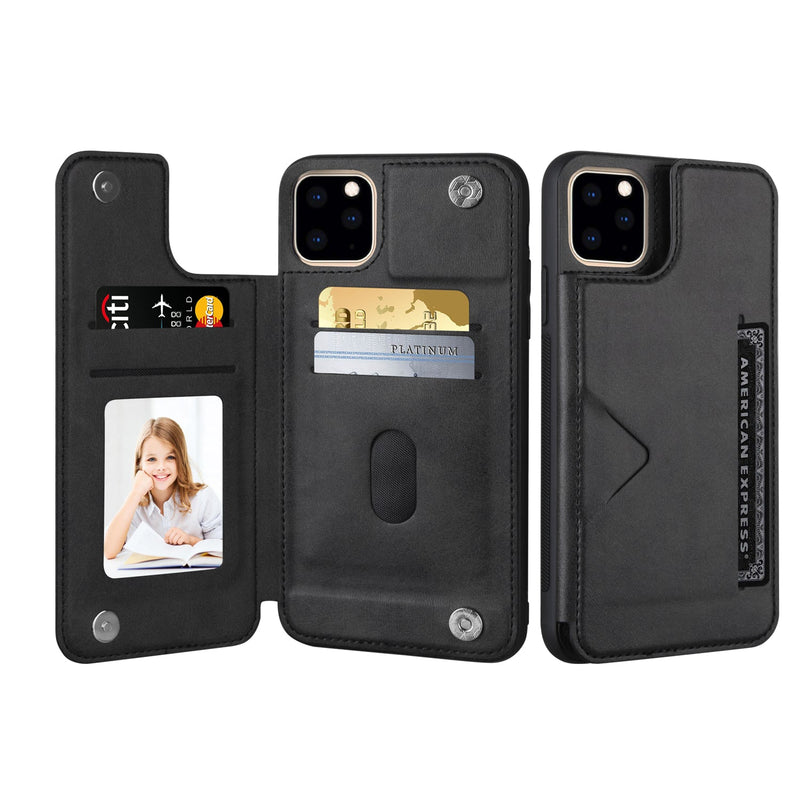 iPhone 16 6.1 Hanman Mika Series 5 Cards Back Pocket Case