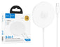 HOCO CW50 Fast 3 in 1 Magnetic Wireless Fast Cable Charger
