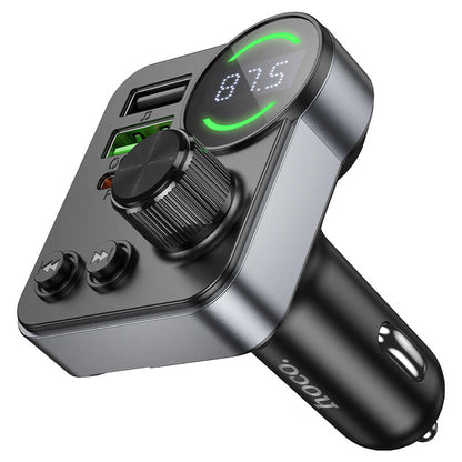 HOCO E86 Alegria 48W Dual Port PD30W+QC3.0 Car BT FM Transmitter
