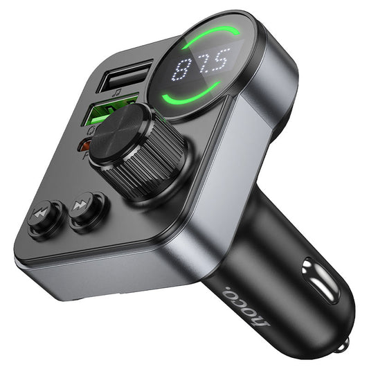 HOCO E86 Alegria 48W Dual Port PD30W+QC3.0 Car BT FM Transmitter