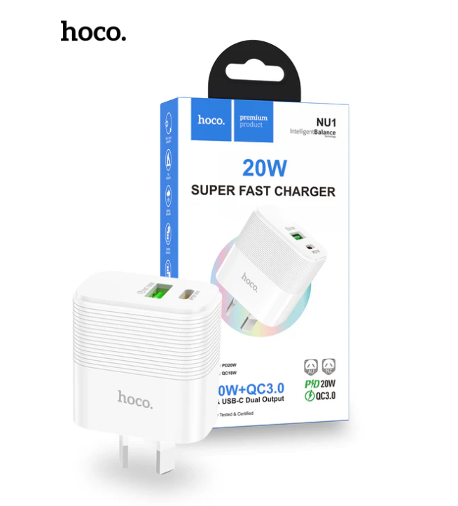 HOCO NU1 PD20W QC3.0 Power Adapter