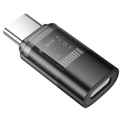 HOCO UA36D Type-C Male to Lightning Female Transparent Adapter