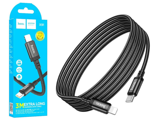 HOCO X91 Radiance Type-C to Lightning 20W USB Cable 3M