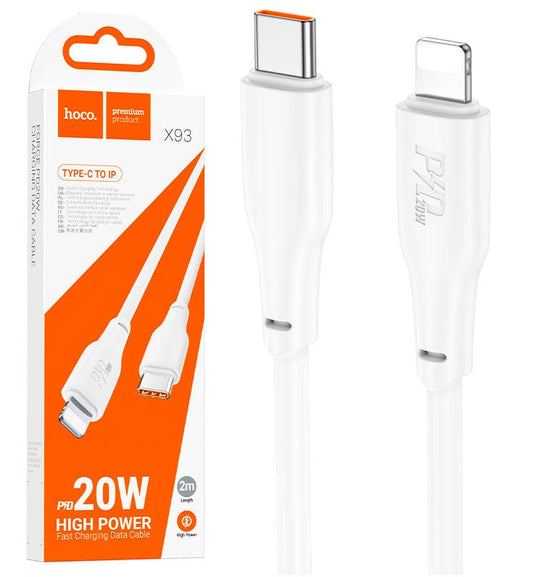 HOCO X93 Force Type-C to Lightning PD20W USB Cable 2M