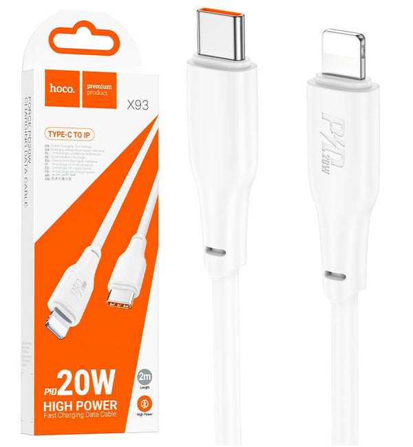 HOCO X93 Force Type-C to Lightning PD20W USB Cable 2M