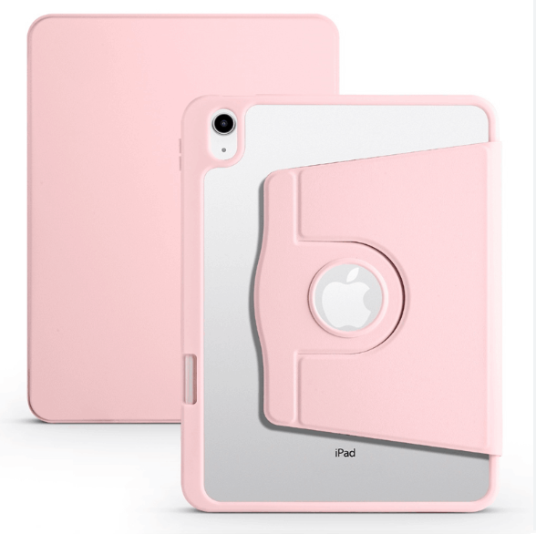 iPad 10.2 (2019/2020/2021) Acrylic Rotation Series Case with Pen Holder