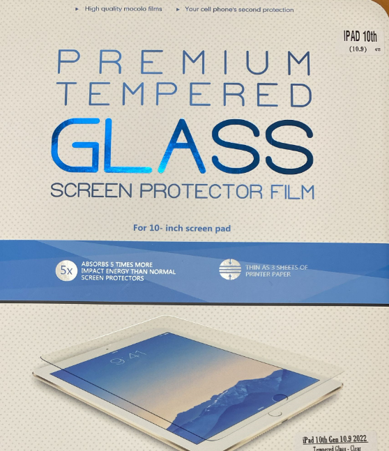 iPad 10th Gen 10.9 2022 Tempered Glass