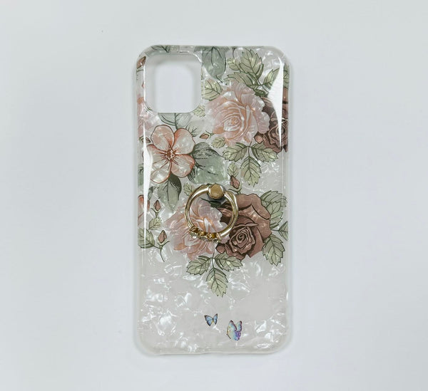 iPhone 11 Pro Max 6.5 Floral Series with Ring Holder Case