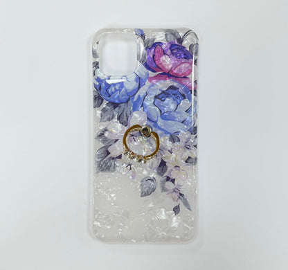 iPhone 11 Pro Max 6.5 Floral Series with Ring Holder Case
