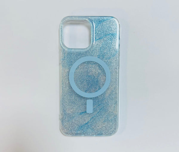 iPhone 13 Pro Max 6.7 Watercolor Texture Glitter Series Magsafe Case