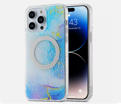 iPhone 15 6.1 Star Marble Magsafe Series