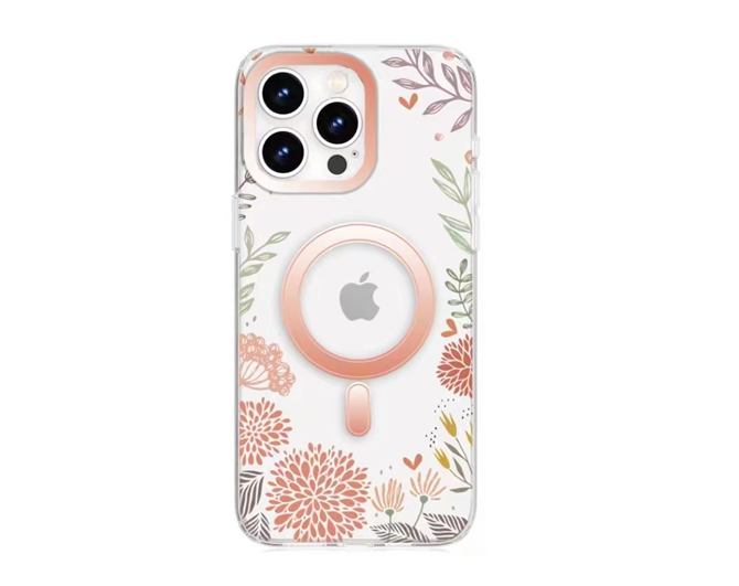 iPhone 16 Plus 6.7 Floral Garden Series Magsafe Case