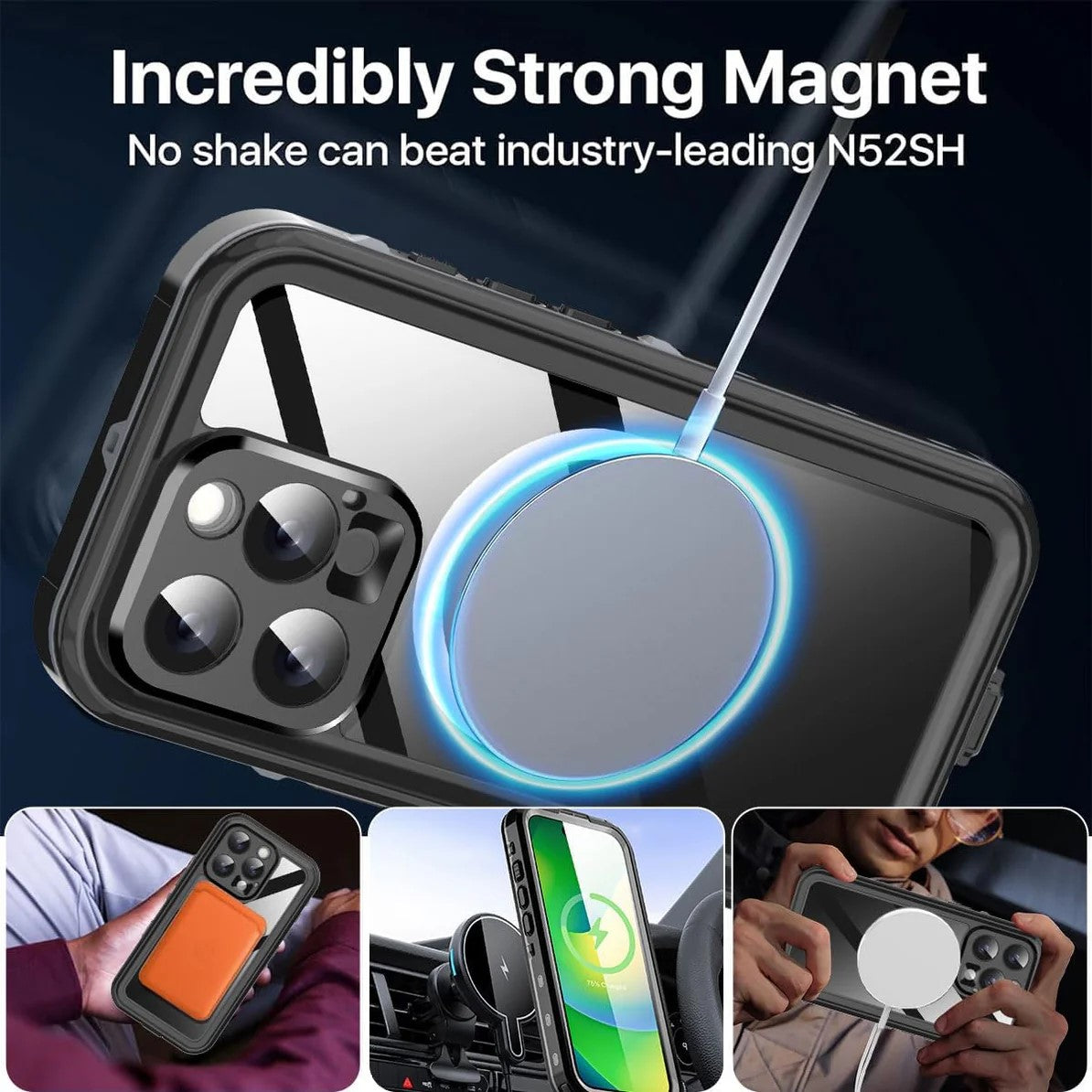 iPhone 16 Pro 6.3 Redpepper DOT+ Magsafe Waterproof Case