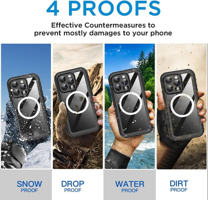 iPhone 16 Pro 6.3 Redpepper DOT+ Magsafe Waterproof Case