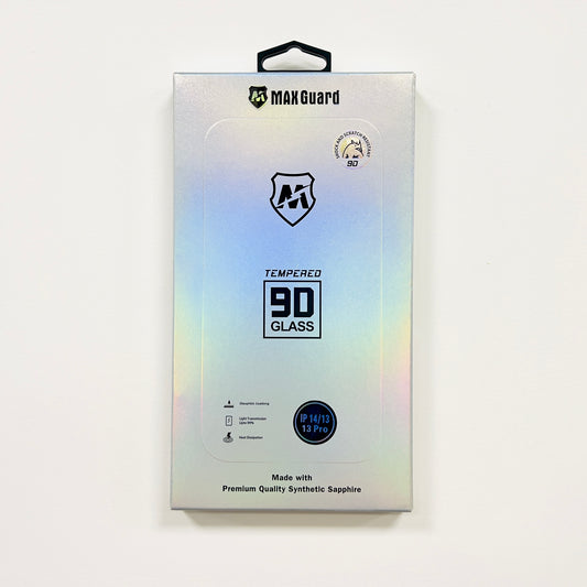 iPhone 13/13 Pro/14 6.1 Maxguard 9D Premium Tempered Glass