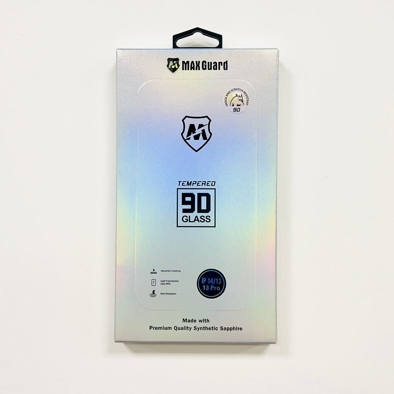 iPhone 13/13 Pro/14 6.1 Maxguard 9D Premium Tempered Glass