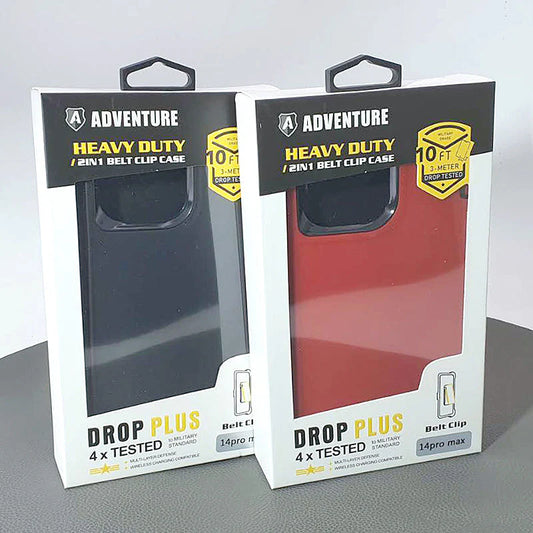 iPhone 16 Pro Max 6.9 Adventure Heavy Duty 2 in 1 Belt Clip Case