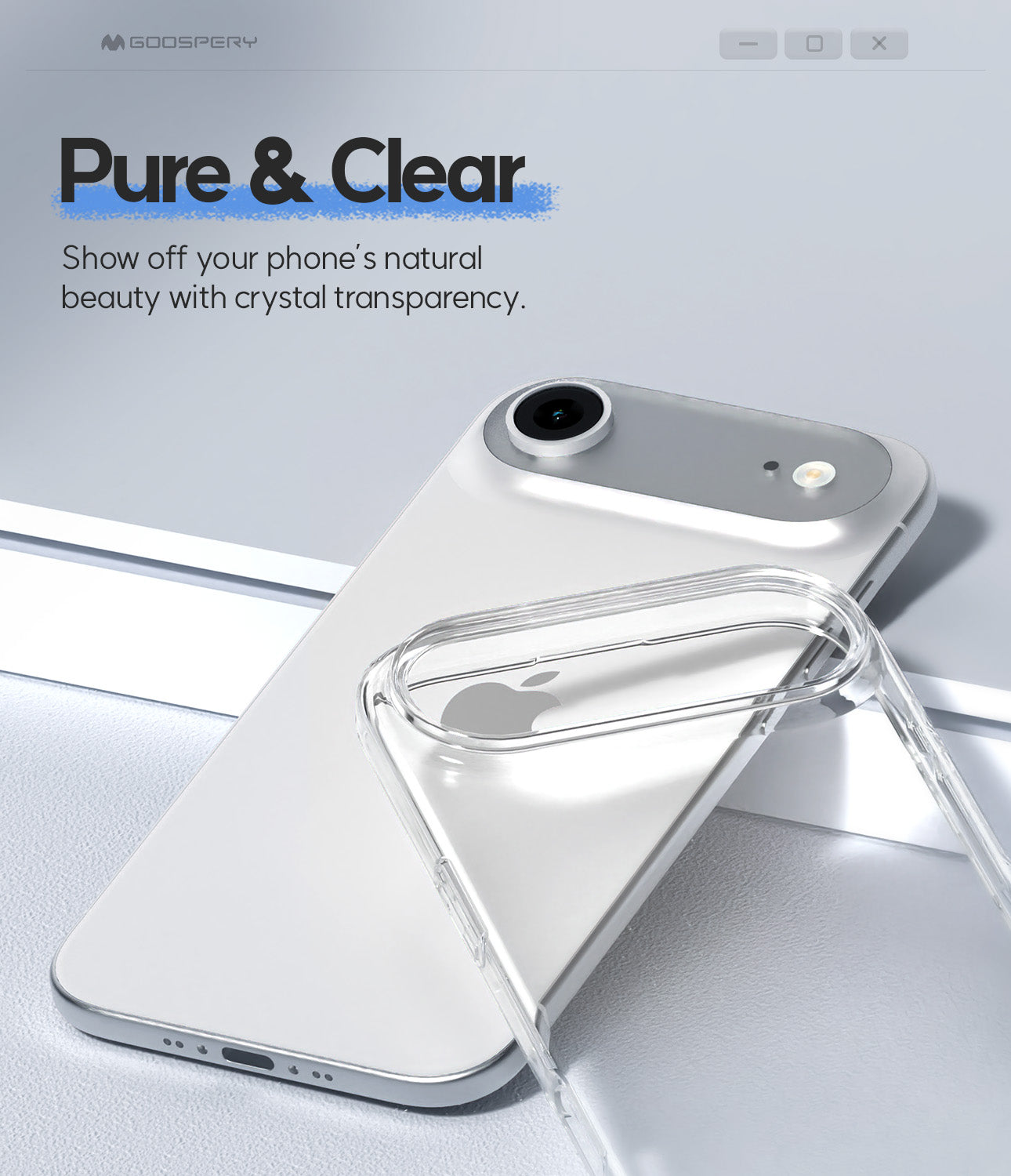 iPhone 17 6.3 Mercury Clear Jelly Case