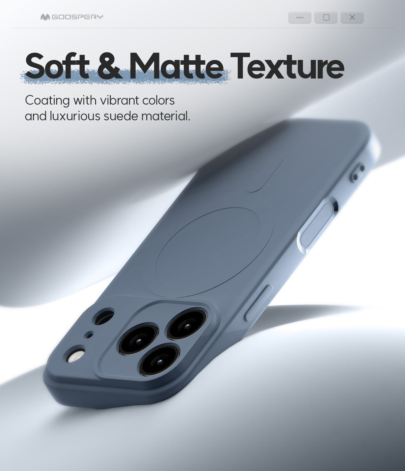 iPhone 17 6.3 Mercury Semi Silicone Magsafe Case