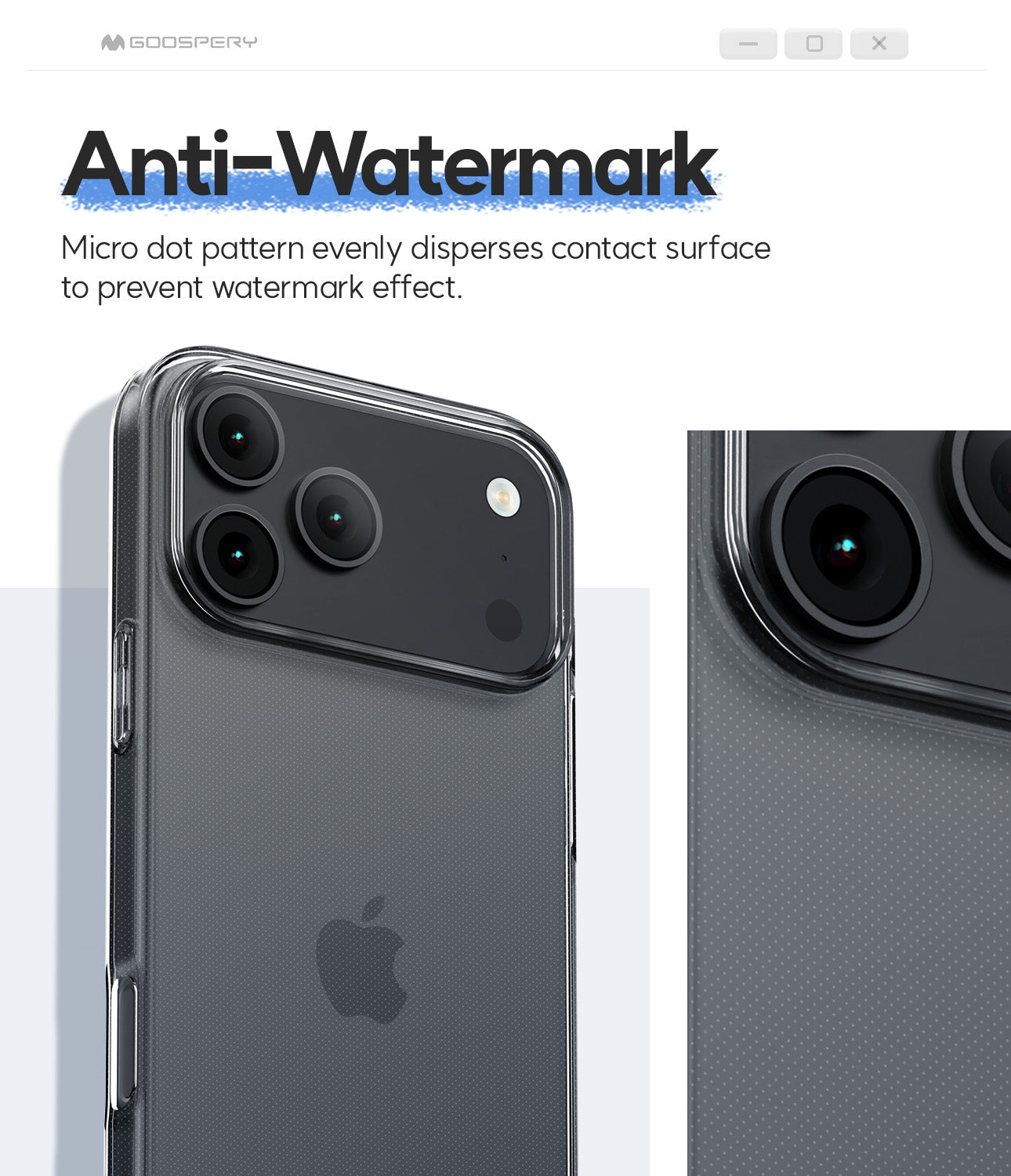 iPhone 17 6.3 Mercury Clear Jelly Case