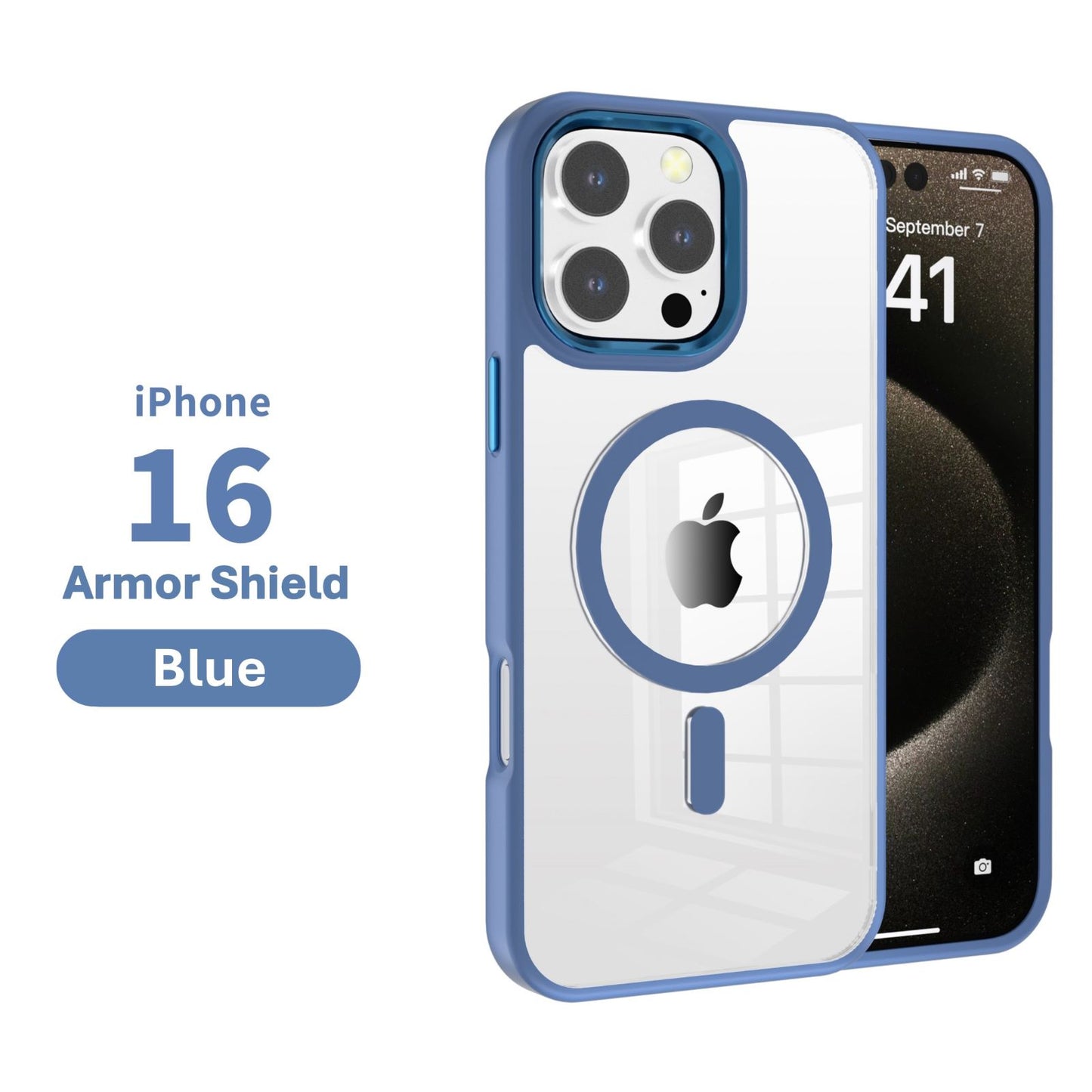 iPhone 16 Pro Max 6.9 Armor Shield Magsafe Series Hard Case