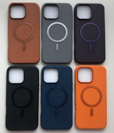 iPhone 17 Pro 6.3 SW PU Leather Series Magsafe Case