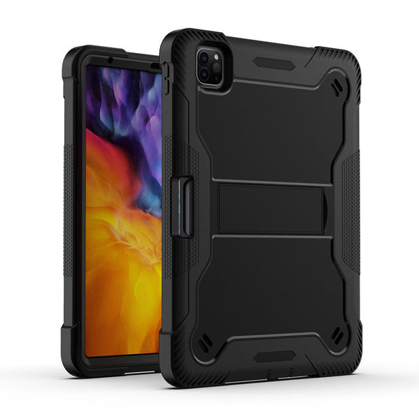 iPad 10.9/Pro 11 2018/2020/2021/2022/Air 11 2024 Rugged Shockproof Heavy Duty Case with Kickstand