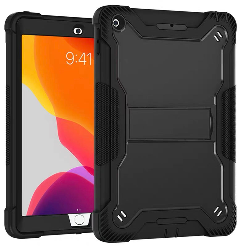 iPad 10.2 (2019/2020/2021) Rugged Shockproof Heavy Duty Case with Kickstand