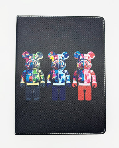 iPad Mini 4/5 Picture Series Flip Case with Pencil Holder Case