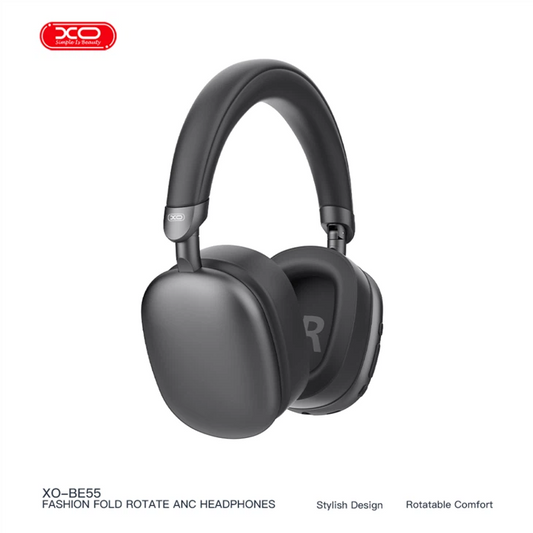 XO BE55 Folding & Swivelling Headband Noise Cancelling ANC BT Headphone