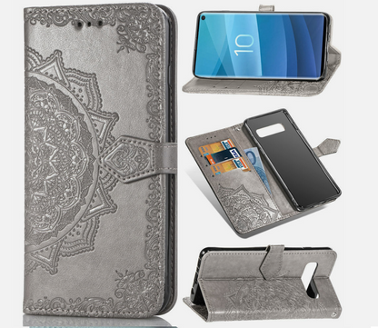 [PRE-O] SAM A125 Galaxy A12 Mandala Series PU Leather Wallet Case