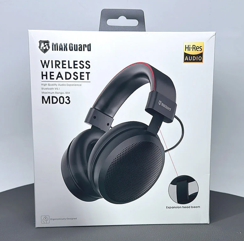 Maxguard MD03 Wireless Headphone - Black