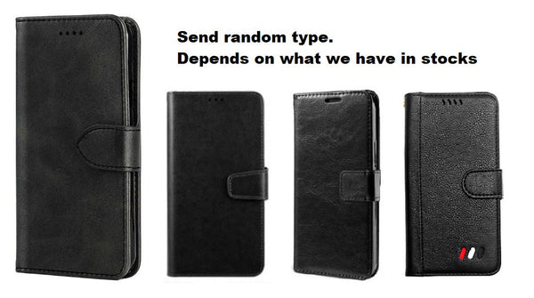 [PRE-O] OPPO PU Leather Wallet Case - Black